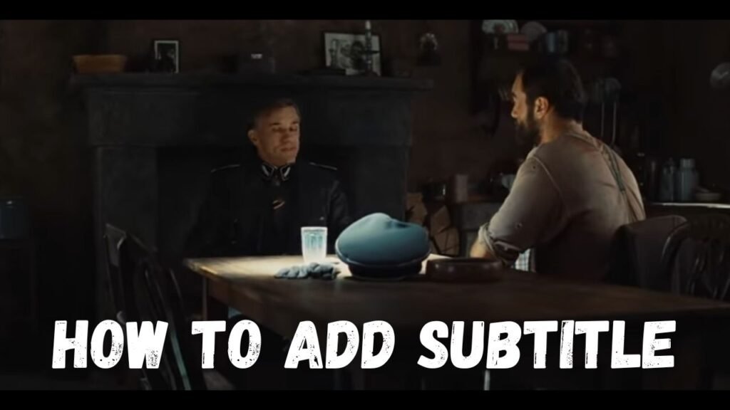 video editing sub title